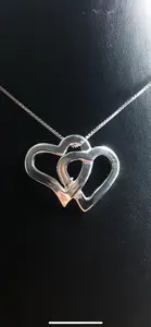 Dubbelhjärta silver 9251620H