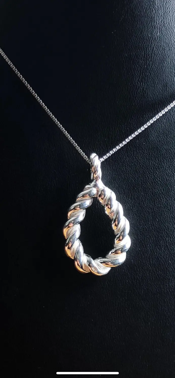 Snurrad droppe silver 9251626H
