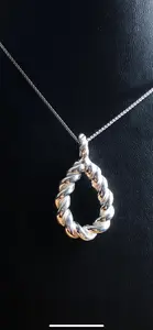 Snurrad droppe silver 9251626H
