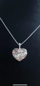 Skrovlight hjärta silver 9251627H