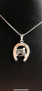 Hästsko och häst silver 9251689H