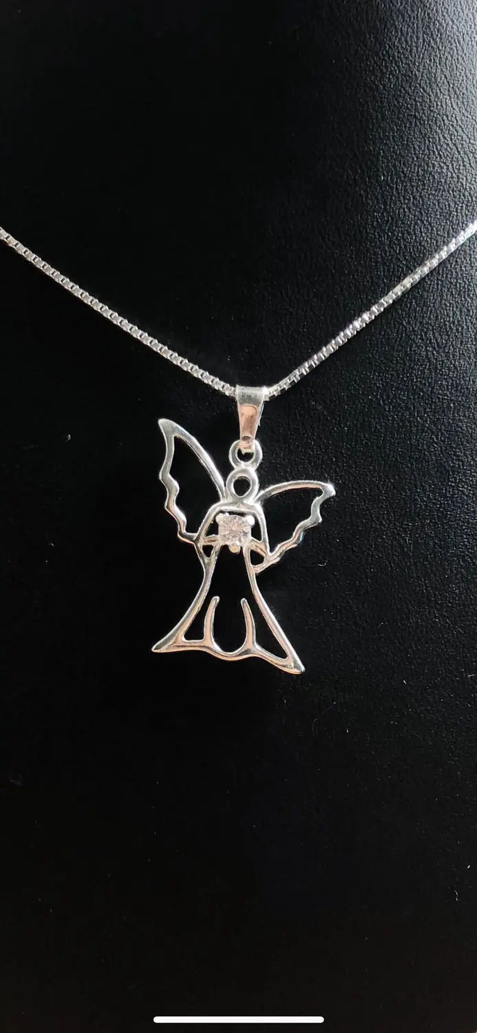 Ängel med sten silver 9251720H