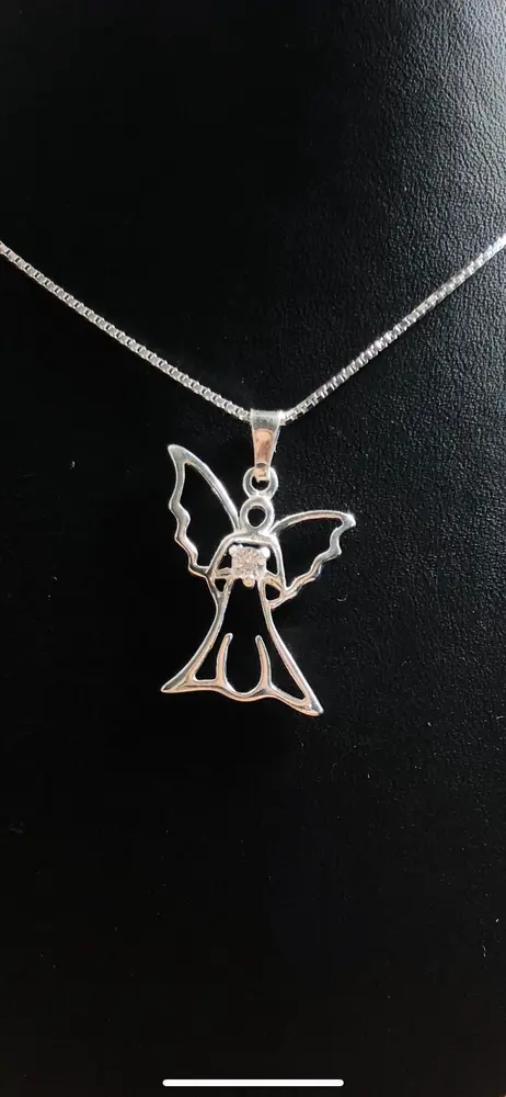 Ängel med sten silver 9251720H