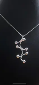 Slinga med kulor silver 9251740H