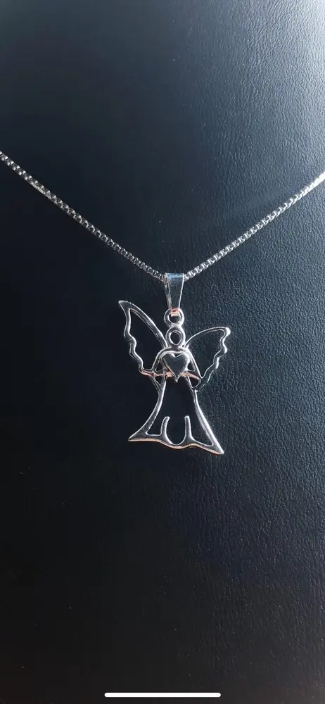 Ängel med hjärta silver 9251773H