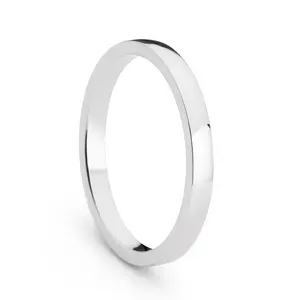 Faith Förlovning 2,5 mm Silver