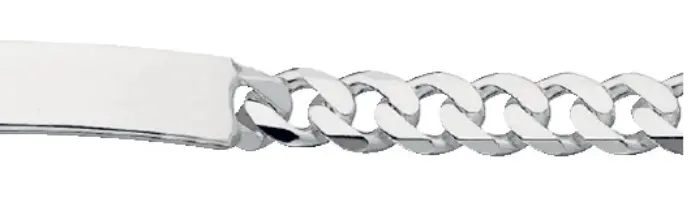 Pansararmband med gravyrplatta 11-PGB180