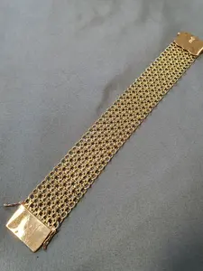 X-länk sexradigt armband 20,5cm 70,7gr 18K