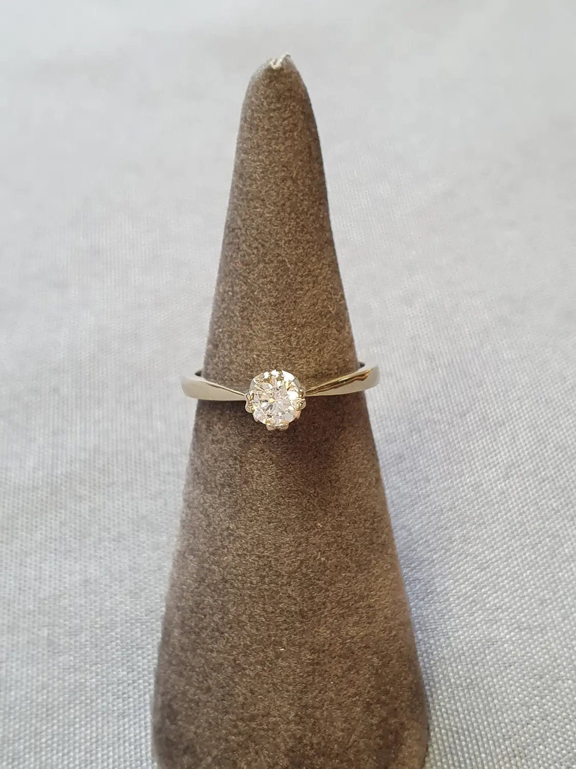 Ring m diamant 45,0 2,1gr 18Kvg