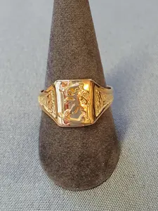 Klackring finskt lejon 18K 180768R
