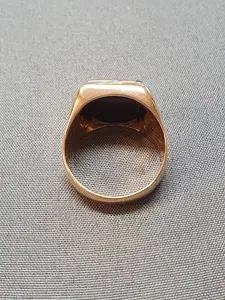 Klackring m onyx 62,5 13,4gr 18K