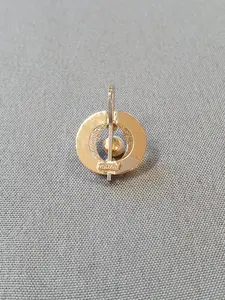 Hängsmycke m pärla och cz sten 2,0gr 18K