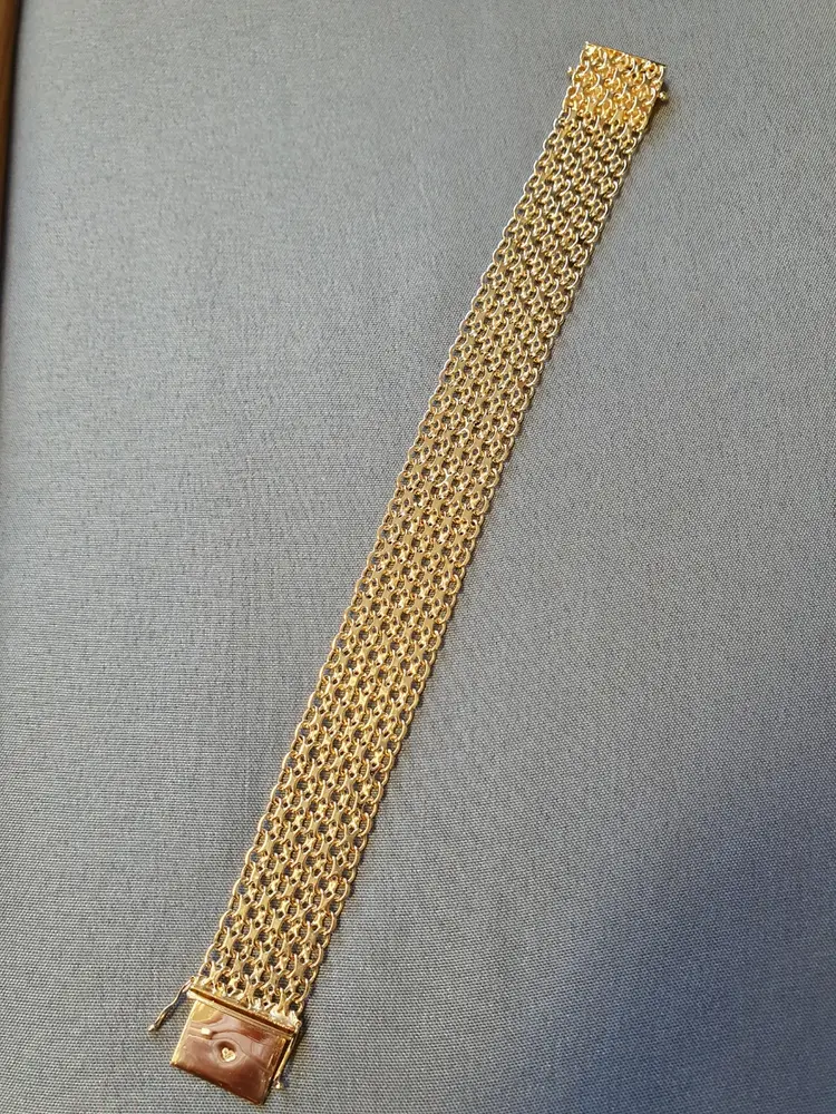 X-länk armband 19,5cm 35,6gr 18K