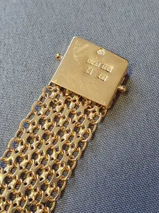 X-länk armband 19,5cm 35,6gr 18K