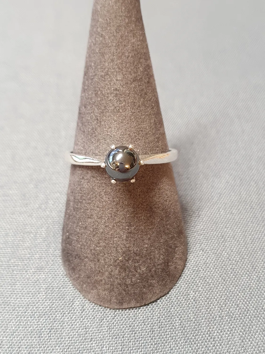 Silverring m hematit 9250338R