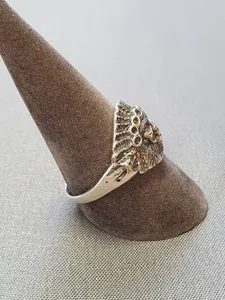 Indianhövding oxiderad silverring 9250733R