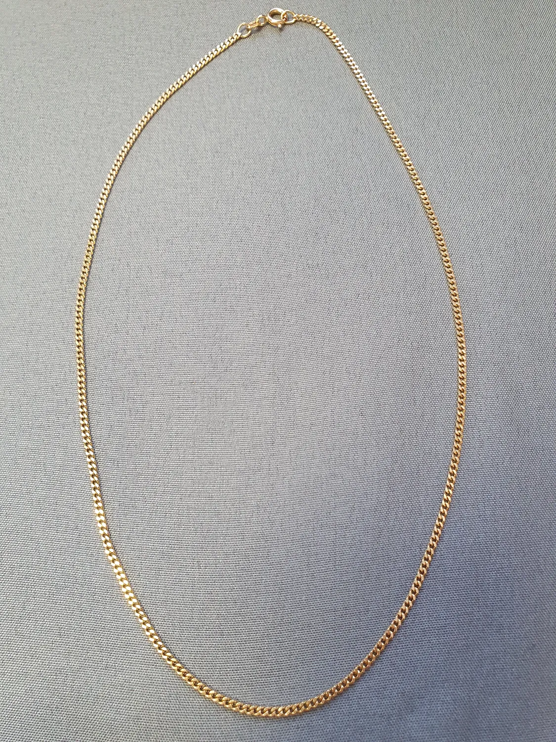 Pansar halsband 42,5cm 6,3gr 18K