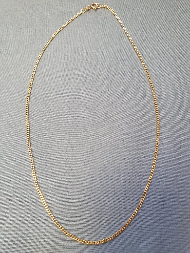 Pansar halsband 42,5cm 6,3gr 18K