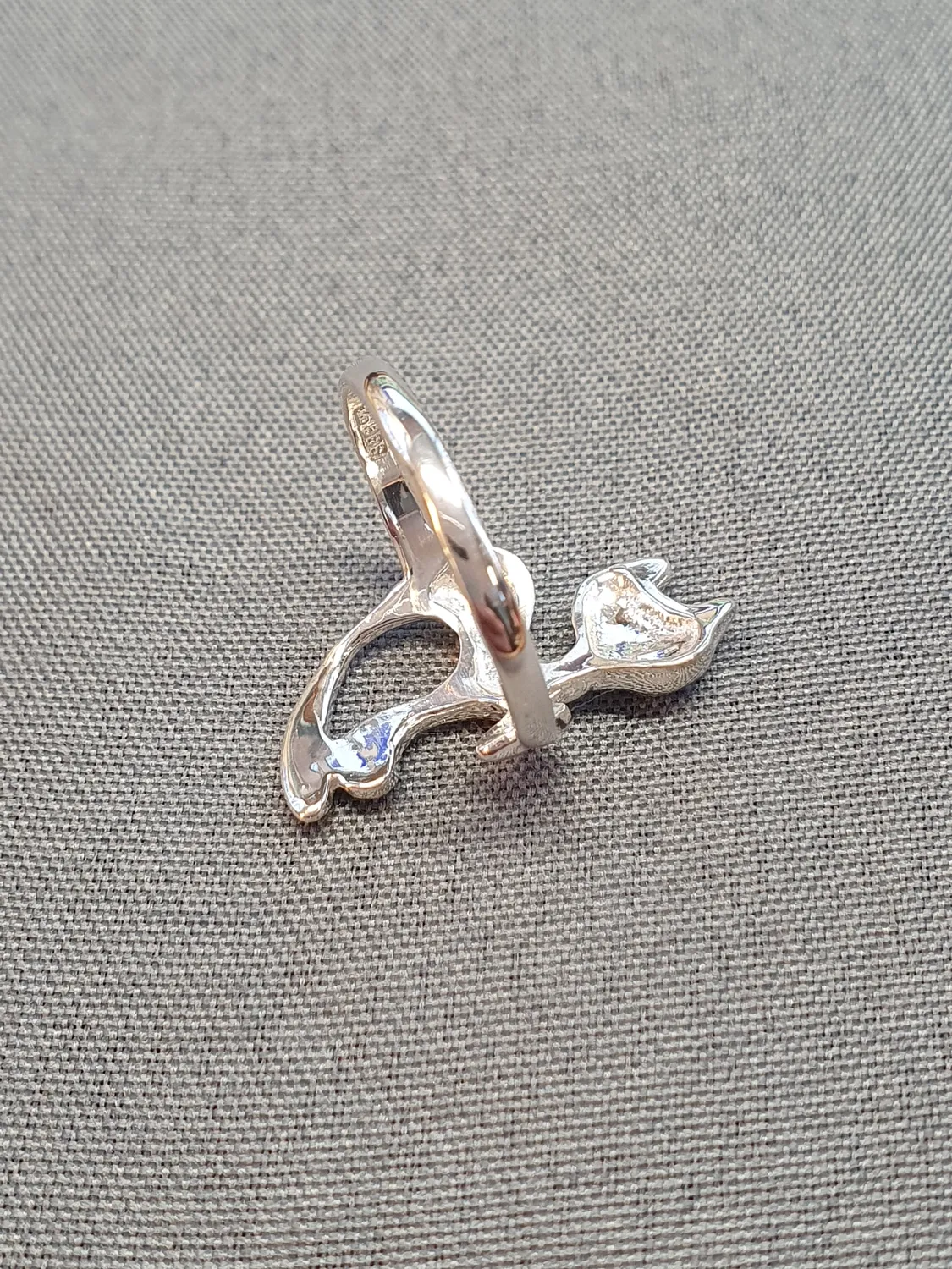 Silverring katt 9250599R