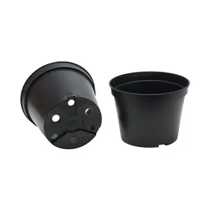 Plastkruka 12,5 cm, Svart
