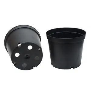 Plastkruka 14,5 cm, Svart