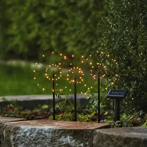 Solcellsdekoration, Firework Solar 3-pack