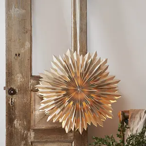 Pappersstjärna Ice 50cm, beige
