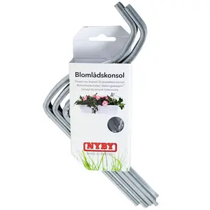 Blomlådskonsol, zink