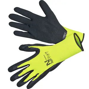 Handske Comfort, storlek 6 lime/svart