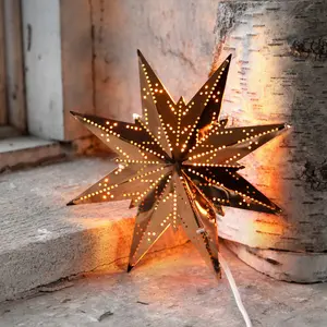 Metallstjärna Mini Star 25cm, koppar