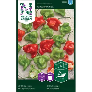 Chilipeppar, Jamaican Bell - OUTLET