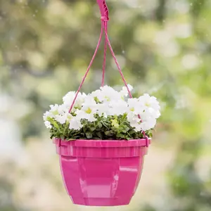 Ampel Octo 23cm med hänge, rosa