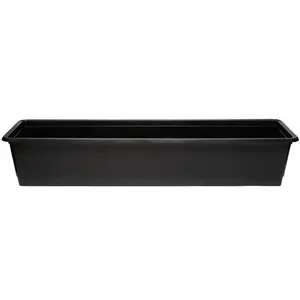 Blomlåda 70cm, svart