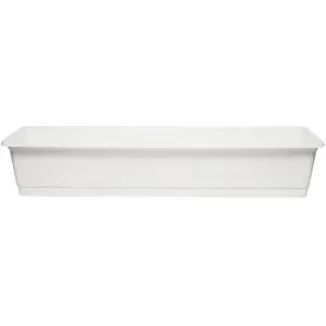 Blomlåda 70cm, vit