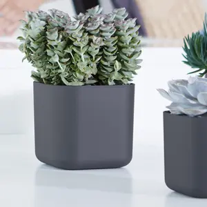 Kruka B.for fyrkantig 18cm, antracit