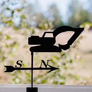 Vindflöjel, Grävmaskin