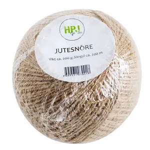 Snöre Jute 200 m, Natur