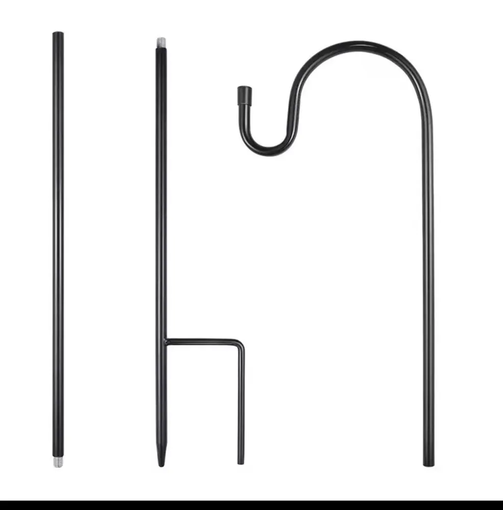 Metallhängare svartlackerad och justerbar till 40cm och 65cm
