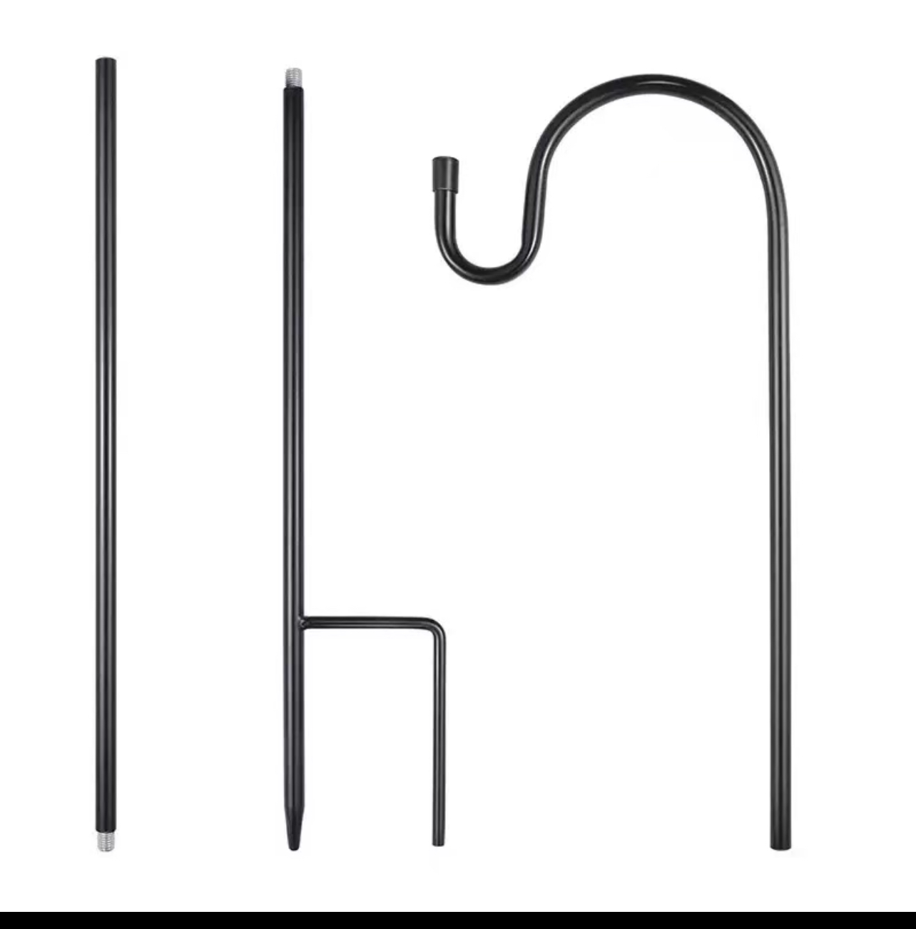 Metallhängare svartlackerad och justerbar till 40cm och 65cm