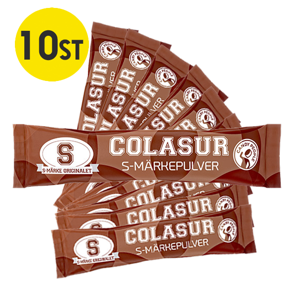 10st - S-märke Cola pulver 9G