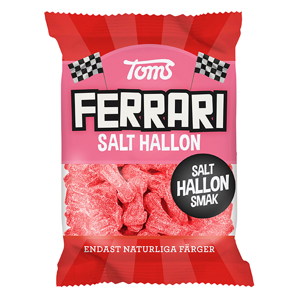 Ferrari Salt Hallon 120g