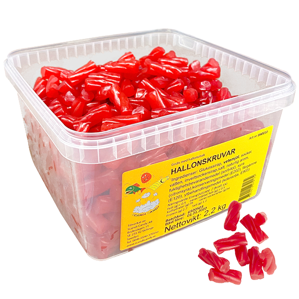 Hallonskruvar Scandi Candy 2,2kg /