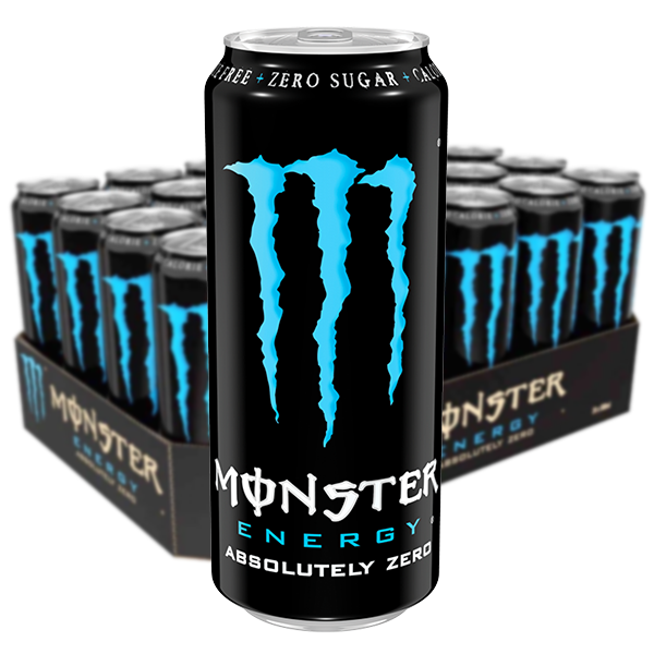 Monster Absolutely Zero (blå) 24 x 50cl