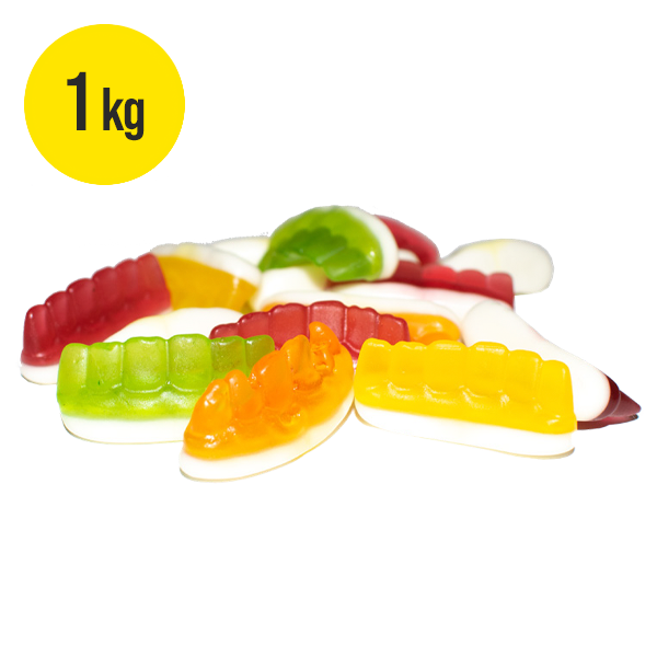 Tänder med fruktsmak 1kg /