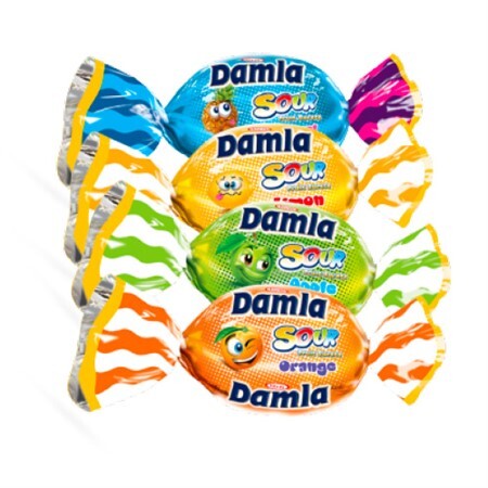 Damla Sour Blast Chew 1kg /