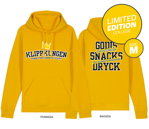 Klippkungen College Gul Hoodie M