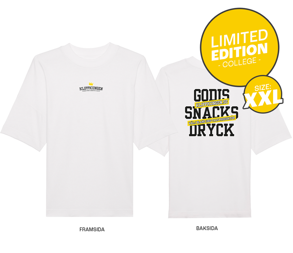 Klippkungen College Vit T-shirt XXL