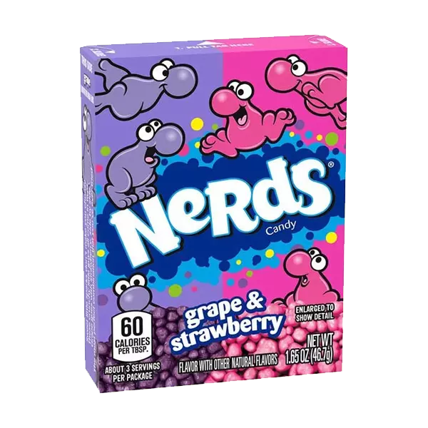 Nerds Strawberry & Grape 47g