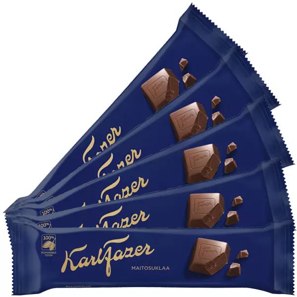 5st - Karl Fazer Mjölkchoklad 39g