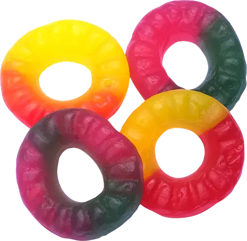 Malaco Fruity Rings 3kg /